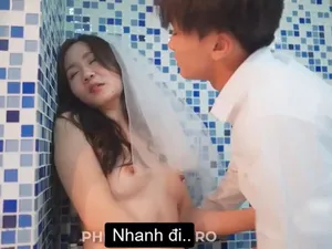 Trong ngày vui của mình, bà xã lén địt nhau với em chồng